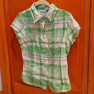 Maurices button up short sleeve shirt XS